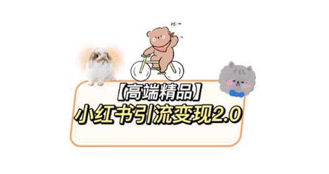 小红书最新引流变现2.0教程，全网最新最详细的视频教程 素材-斗金学社