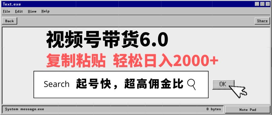 视频号带货6.0玩法，短视频打爆直播间纯自然流，不付费，条条作品上热门，爆率100%，新手小白轻松日入2000+保姆级教程-斗金学社